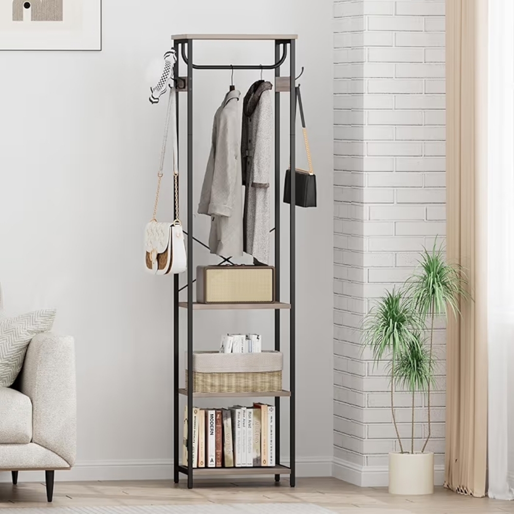 Tan Coat Rack